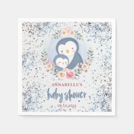Penguin Boy Baby shower Servet