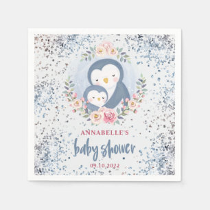 Penguin Boy Baby shower Servet