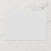 Penguin Boy Winter Diaper Raffle Card Informatiekaartje (Achterkant)