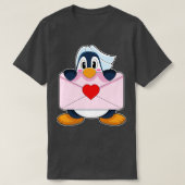 Penguin Bride Bride Bruiloft T-shirt (Design voorkant)