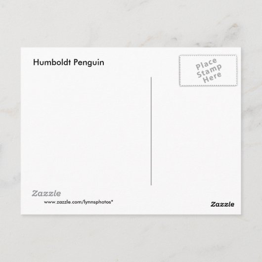 Penguin Briefkaart (Achterkant)