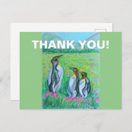 Penguin Briefkaart (Voorkant / Achterkant)