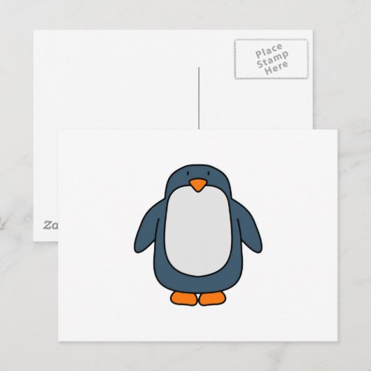 Penguin Briefkaart (Voorkant / Achterkant)
