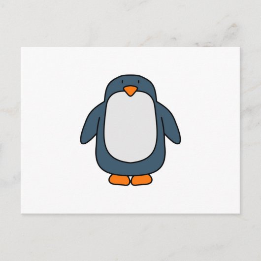 Penguin Briefkaart (Voorkant)