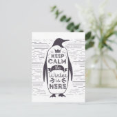 Penguin Briefkaart (Staand voorkant)