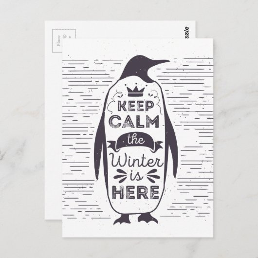 Penguin Briefkaart (Voorkant / Achterkant)