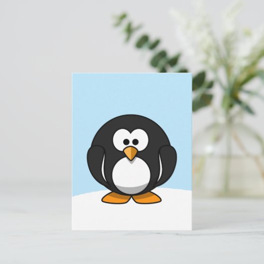 Penguin Briefkaart (Staand voorkant)