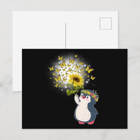 Penguin Briefkaart (Voorkant / Achterkant)