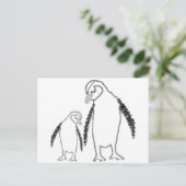 Penguin Briefkaart (Staand voorkant)