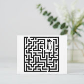 Penguin Briefkaart Maze door Joke App Tv Tm (Staand voorkant)