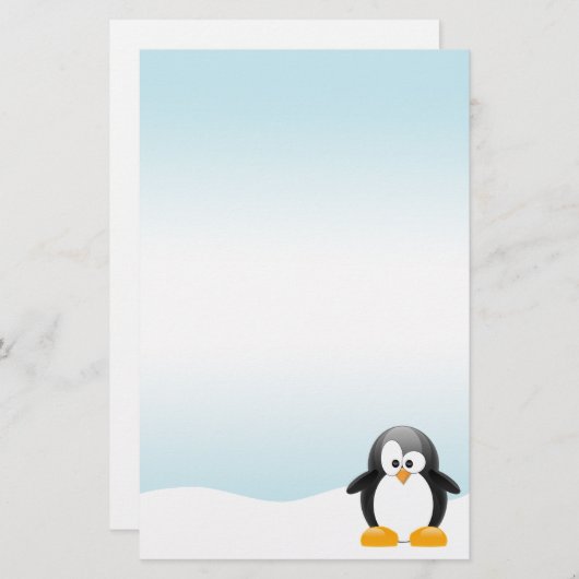 Penguin Briefpapier (Voorkant / Achterkant)