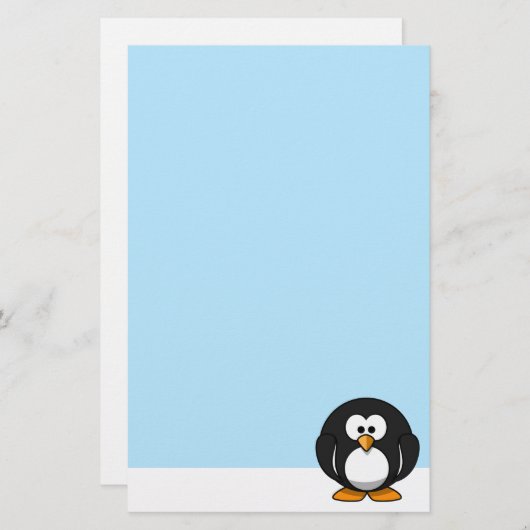 Penguin Briefpapier (Voorkant / Achterkant)