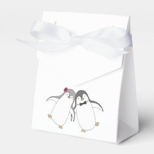 Penguin Bruiloft Favor Box Schattige Penguin Bruil Bedankdoosjes