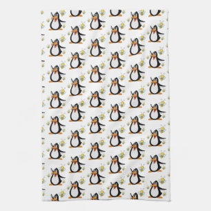 Penguin Bumblebee Kitchen Hand Towel Theedoek