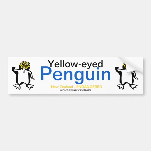 Penguin - bumpersticker (Voorkant)