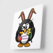 PENGUIN BUNNY VIERKANTE KLOK (Hoek)