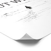 Penguin But Why Mountains  Poster (Hoek)