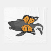 Penguin Butterfly vleugels Fleece Deken (Voorkant (Horizontaal))