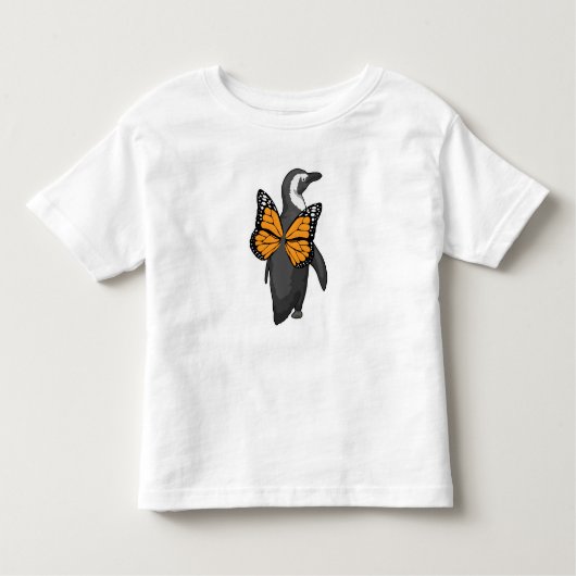 Penguin Butterfly vleugels Kinder Shirts (Voorkant)