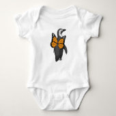 Penguin Butterfly vleugels Romper (Voorkant)