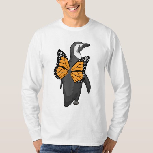 Penguin Butterfly vleugels T-shirt (Voorkant)