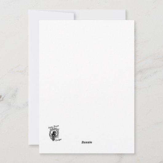 Penguin cacao kaart (Achterkant)