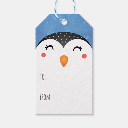 Penguin Cadeaulabel (Voorkant)