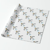 Penguin Cadeaupapier (Uitgerold)