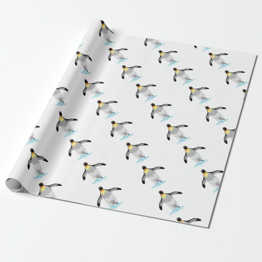 Penguin Cadeaupapier (Uitgerold)
