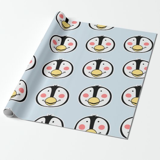 Penguin Cadeaupapier (Uitgerold)
