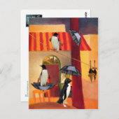 Penguin Cafe Briefkaart (Voorkant / Achterkant)