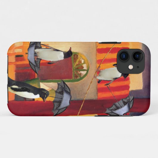 Penguin Cafe Case-Mate iPhone Case (Achterkant (horizontaal))