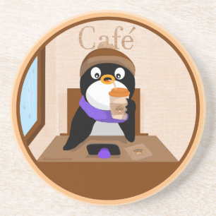 Penguin Cafe Sandstone Onderzetter