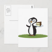Penguin Cake Briefkaart (Voorkant / Achterkant)