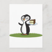 Penguin Cake Briefkaart (Voorkant)