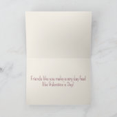 Penguin Cake Decorator Galentine Valentine Card Feestdagen Kaart (Binnen)