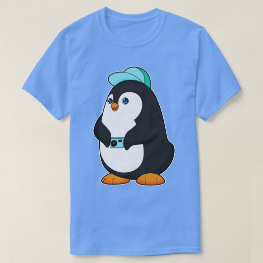 Penguin Camera T-shirt (Design voorkant)