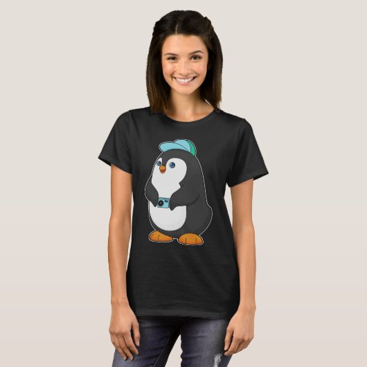 Penguin Camera T-shirt (Voorkant volledig)