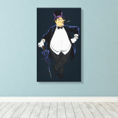 Penguin Canvas Afdruk (Insitu (Houten vloer))