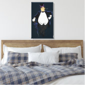 Penguin Canvas Afdruk (Insitu (Slaapkamer))