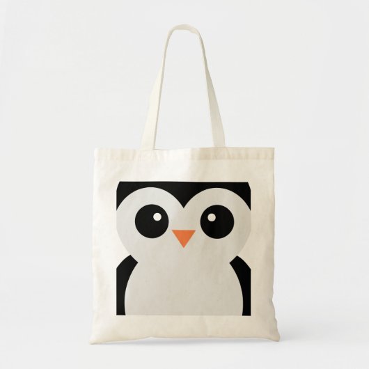 Penguin canvas tas (Voorkant)