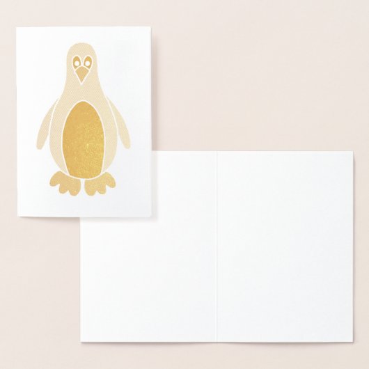 Penguin Cartoon Folie Kaarten (Display)