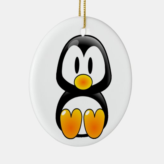 Penguin Cartoon Ornament (Rechts)