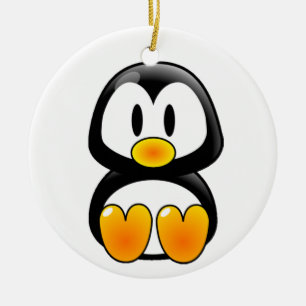 Penguin Cartoon Ornament