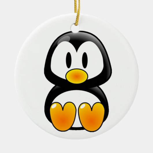Penguin Cartoon Ornament (Voorkant)