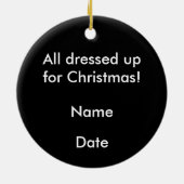 Penguin Cartoon Ornament (Achterkant)