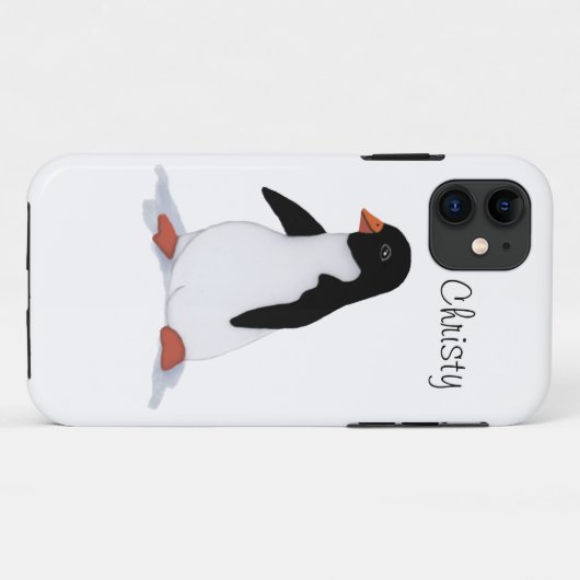 Penguin Case-Mate iPhone Case (Achterkant (horizontaal))