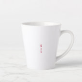 Penguin Celebrating Lunar New Year | Horse Custom Latte Mok (Rechts)