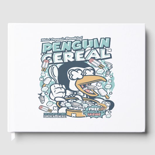 Penguin Cereal Box Gastenboek (Voorkant)