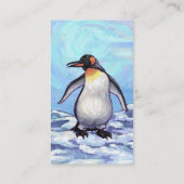 Penguin Character Behind and Front Visitekaartjes (Achterkant)